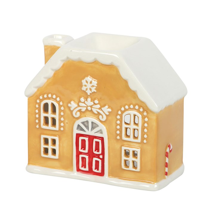 Candy Cane Gingerbread House Oil Burner and Wax Warmer N/A