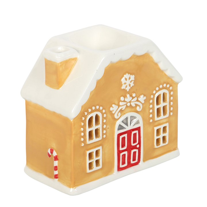 Candy Cane Gingerbread House Oil Burner and Wax Warmer N/A