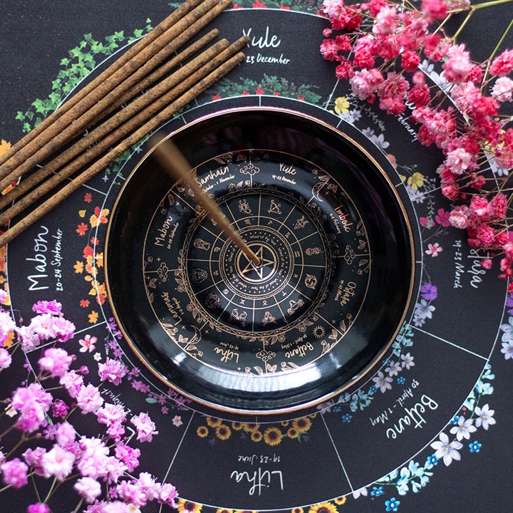 Wheel of the Year Incense Holder N/A
