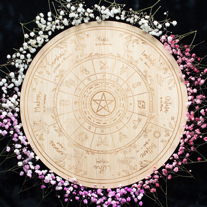 Wheel of the Year Serving Board N/A