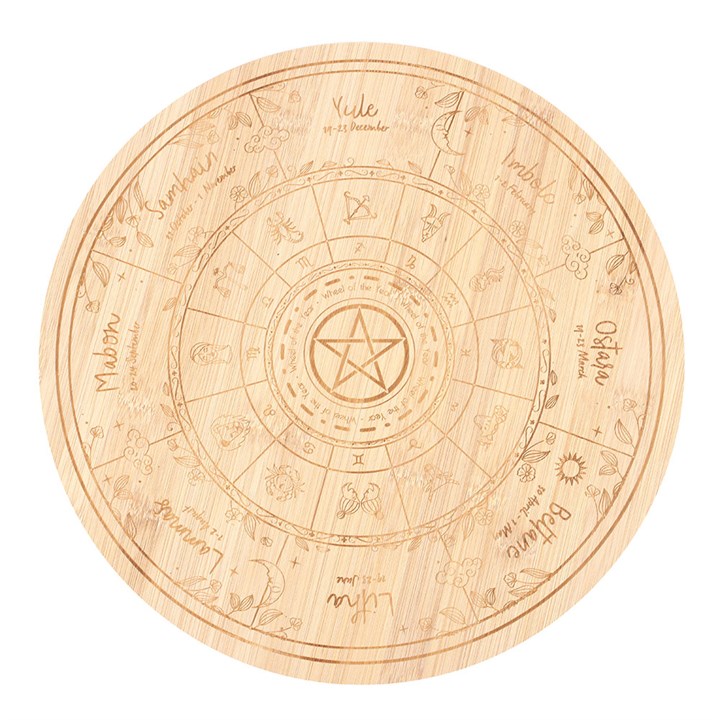 Wheel of the Year Serving Board N/A