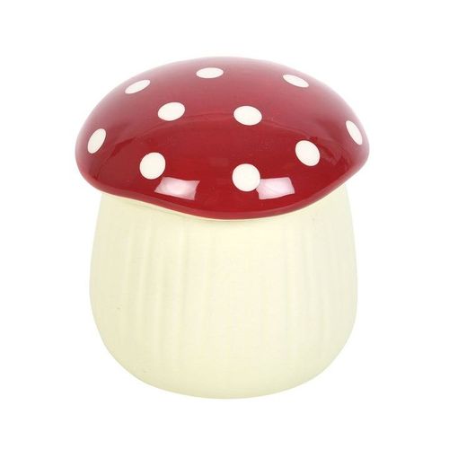 Mushroom Shaped Oil Burner back red white