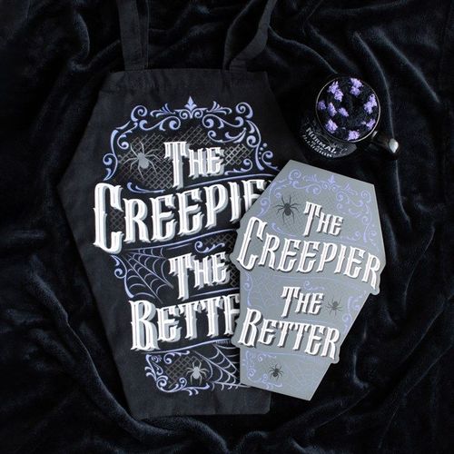 The Creepier the Better Coffin Shaped Tote Bag N/A