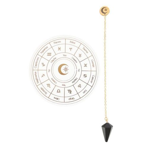 Astrology Wheel Pendulum Divination Kit N/A