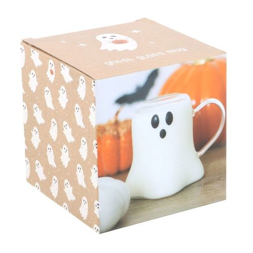 Ghost Shaped Glass Mug N/A