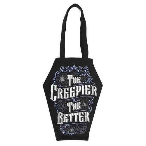 The Creepier the Better Coffin Shaped Tote Bag N/A