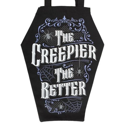 The Creepier the Better Coffin Shaped Tote Bag N/A