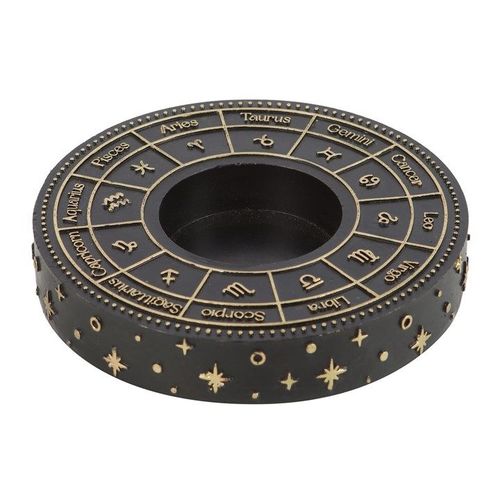 Astrology Wheel Tealight Candle Holder N/A