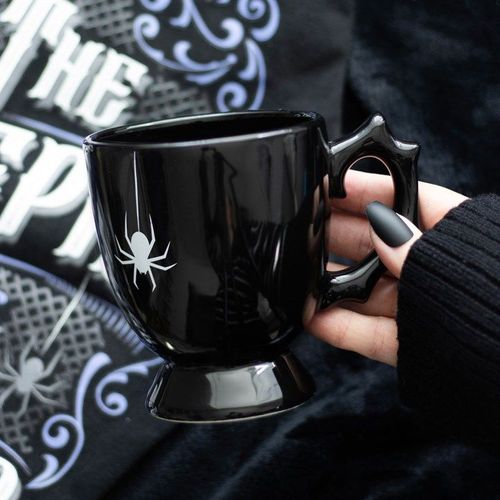 Black Spider Teacup N/A