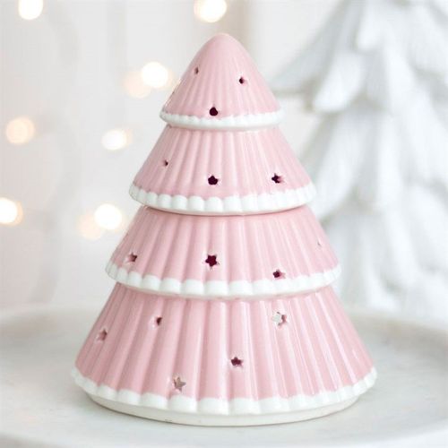 Pink Christmas Tree Oil Burner N/A