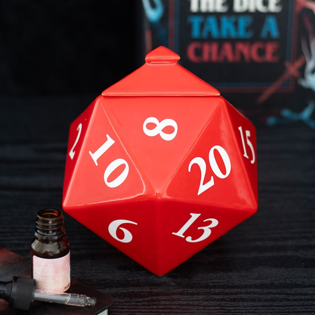 D20 Gaming Dice Shaped Oil Burner N/A