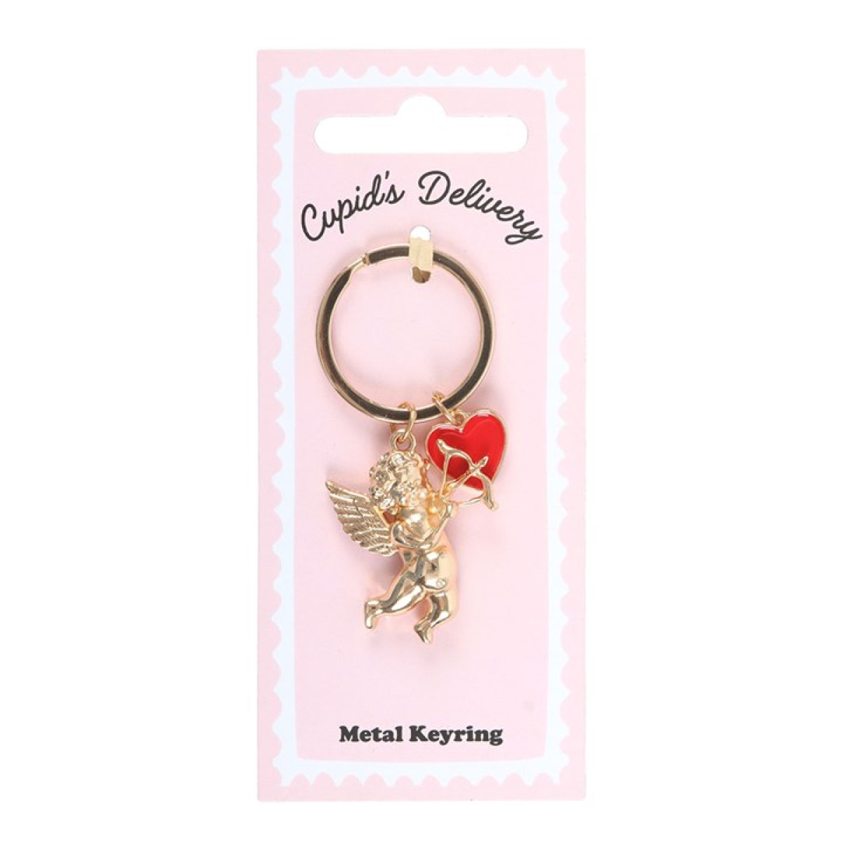 Cupid's Delivery Cherub Keyring N/A