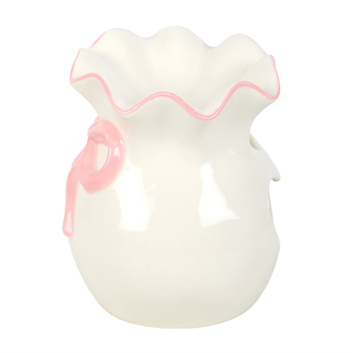 White and Pink Bow Oil Burner N/A