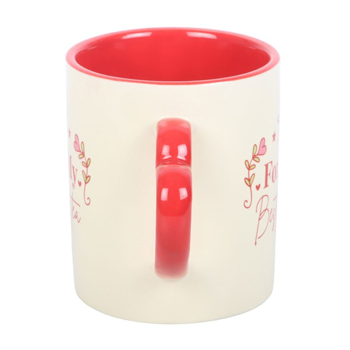 For My Best-Tea Mug with Heart Handle N/A