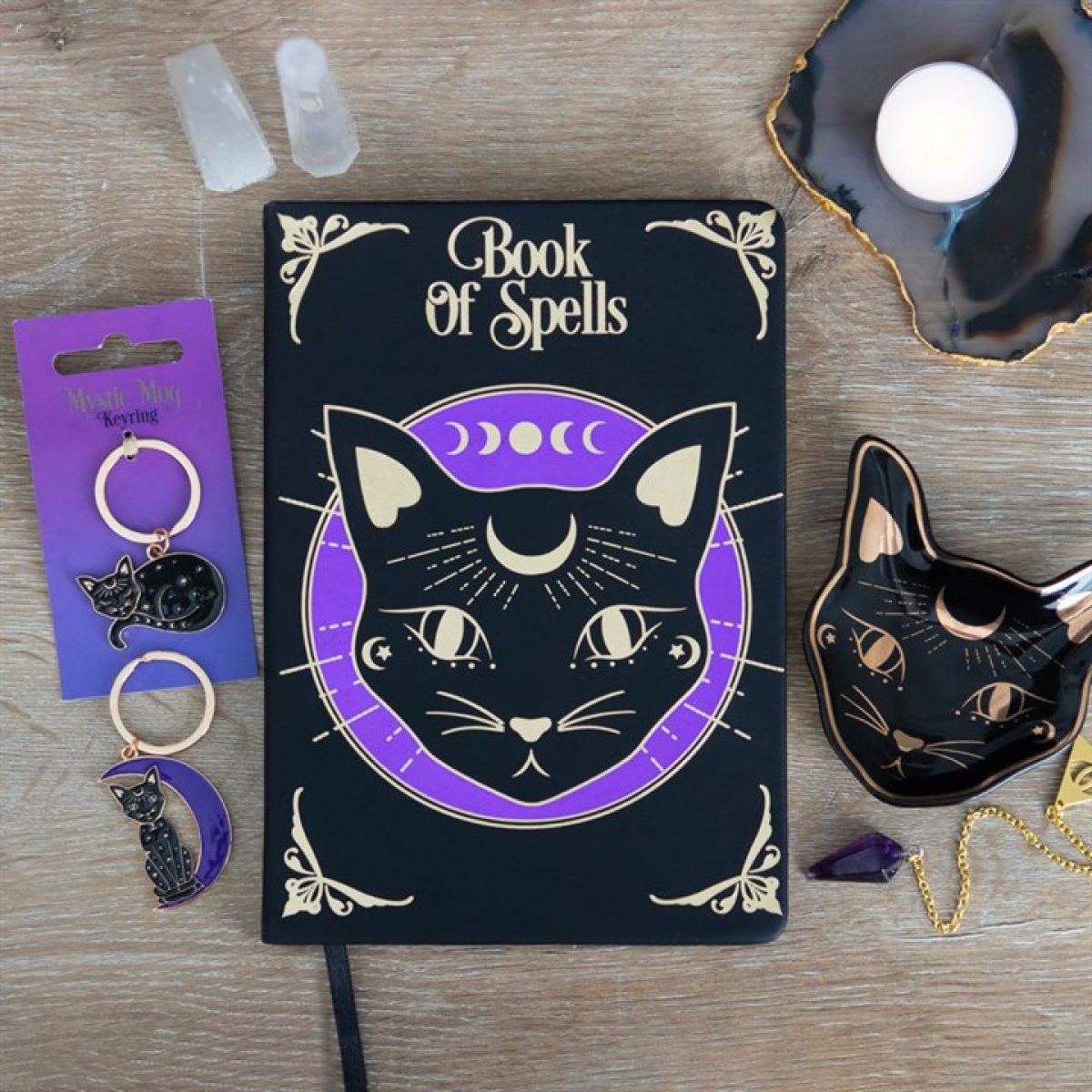 Mystic Mog Book of Spells A5 Notebook N/A