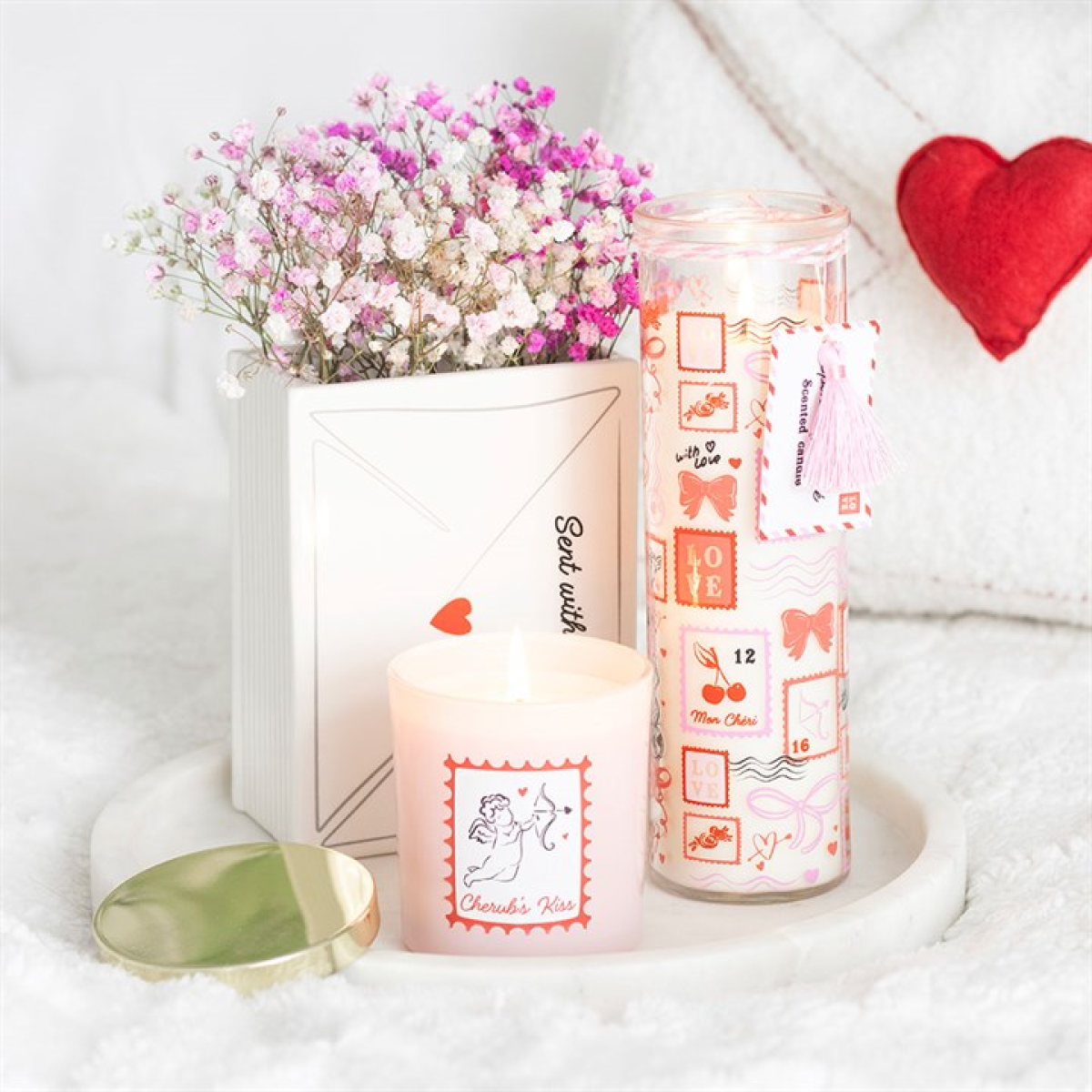 Cherub's Kiss Passionberry Peach Candle N/A