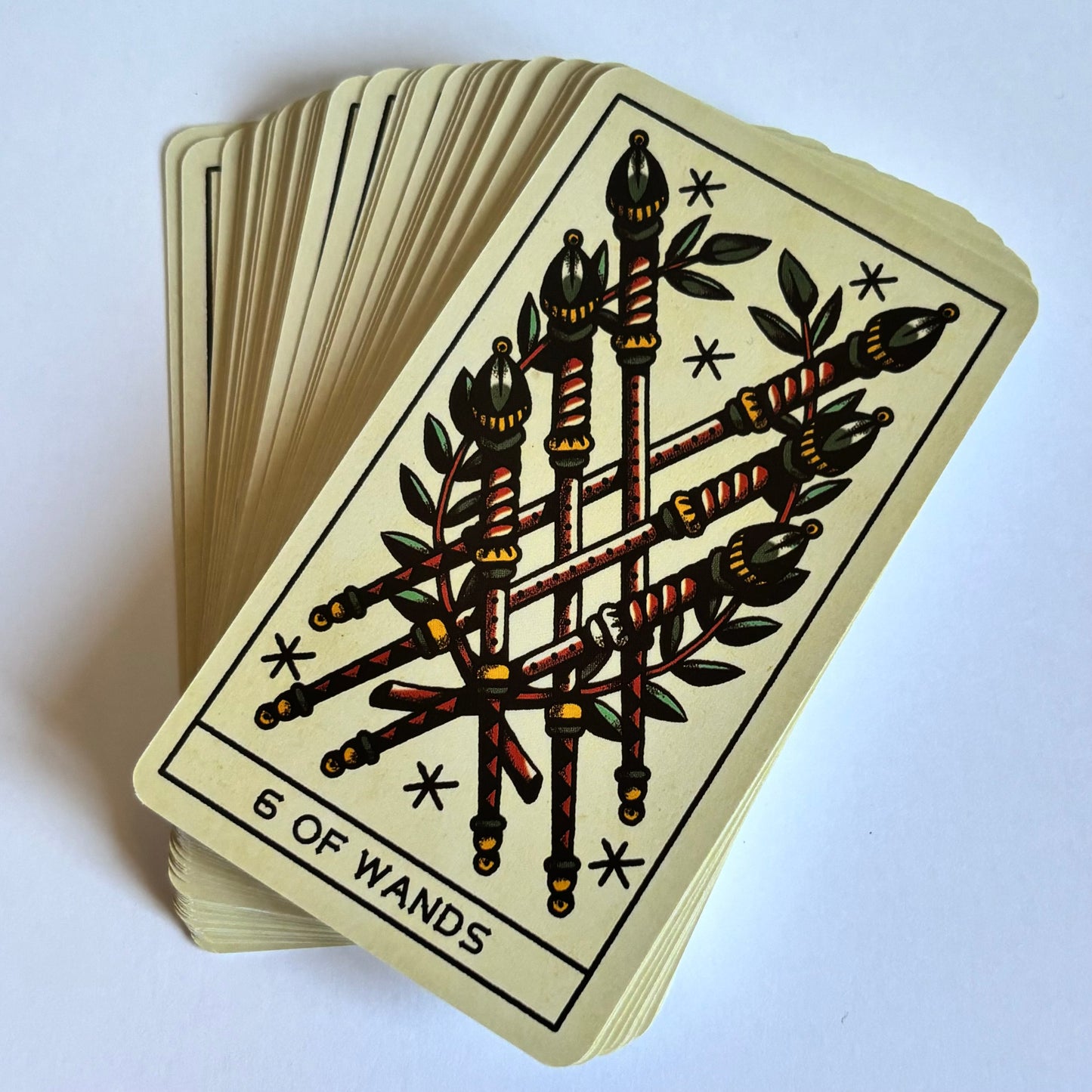 Traditional tattoo style tarot card deck