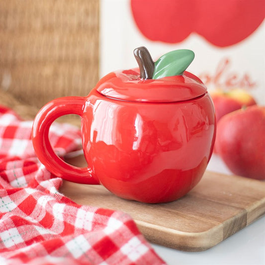 Apple Shaped Lidded Mug N/A
