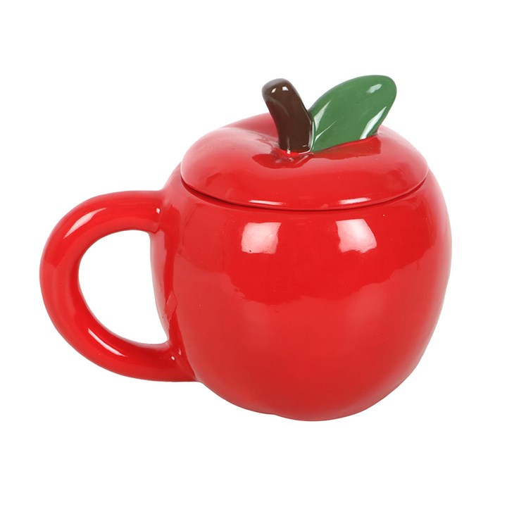 Apple Shaped Lidded Mug N/A