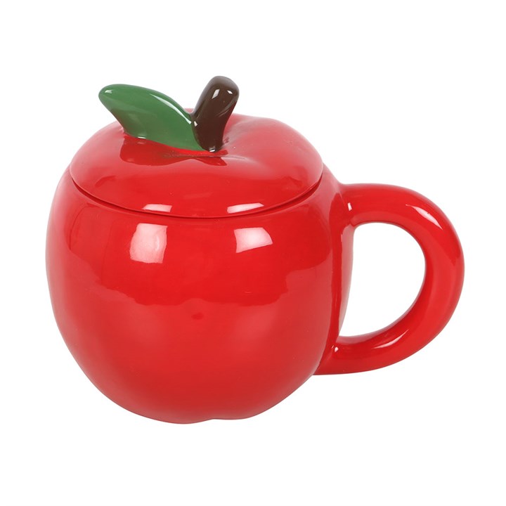 Apple Shaped Lidded Mug N/A