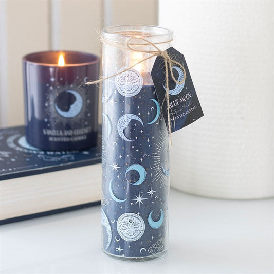 Blue Moon Print Fig & Vanilla Tube Candle N/A