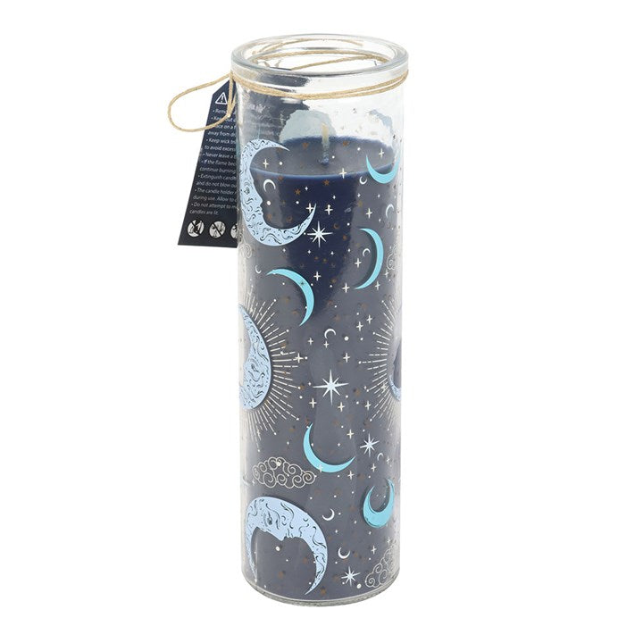 Blue Moon Print Fig & Vanilla Tube Candle N/A
