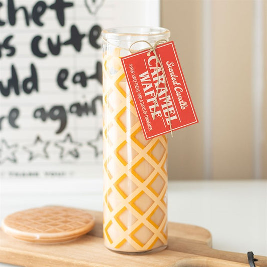 Caramel Waffle Scented Tube Candle N/A