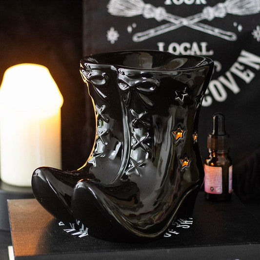 Black Witch Boots Oil Burner N/A