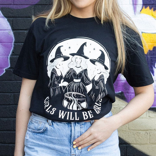 Girls Will Be Girls Witchy Unisex T-shirt Size XXL N/A
