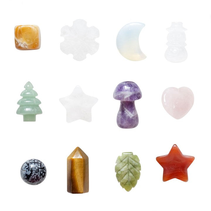 12 Days of Christmas Shaped Crystal Advent Calendar N/A
