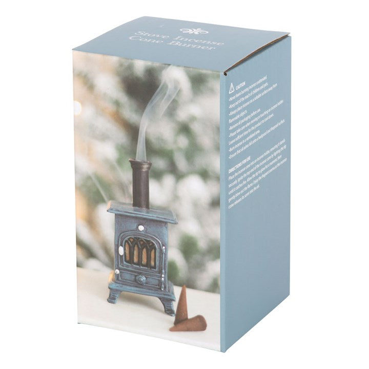 Stove Shaped Incense Cone Burner N/A