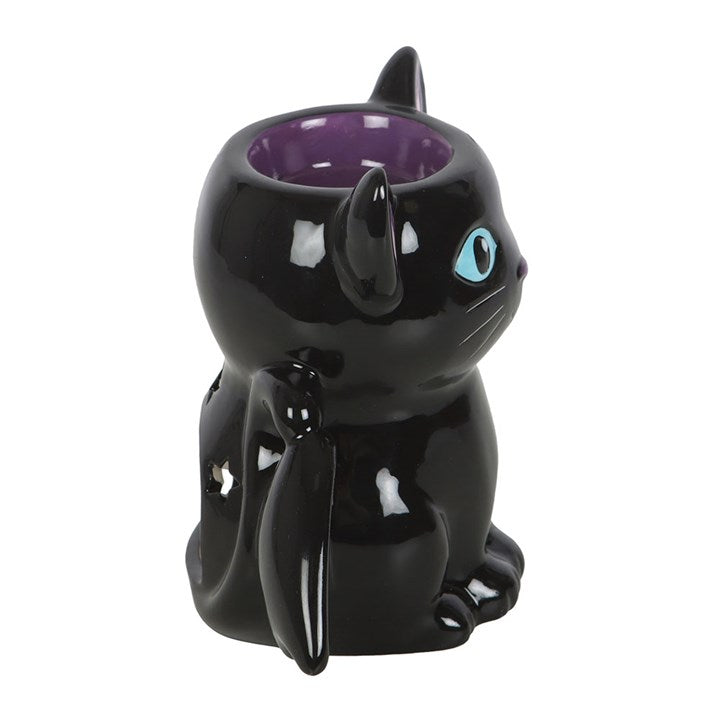 Cute and Creepy Bat Cat Oil Burner and Wax Warmer N/A