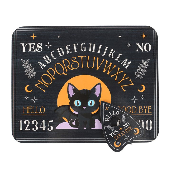 Cute and Creepy Bat Cat Talking Board with Planchette N/A