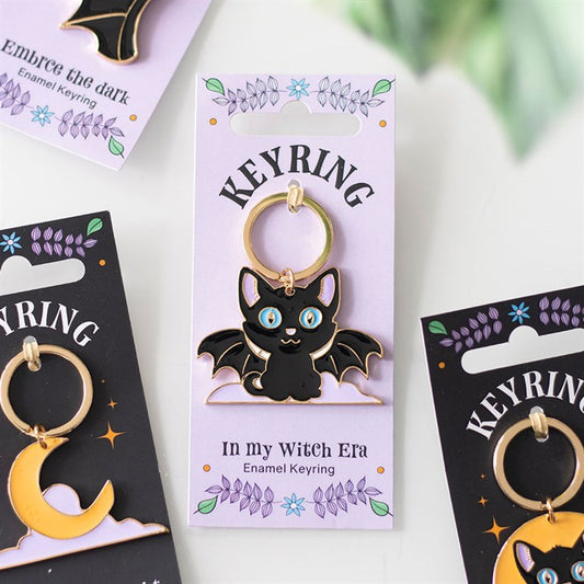 In My Witch Era Cat Enamel Keyring N/A