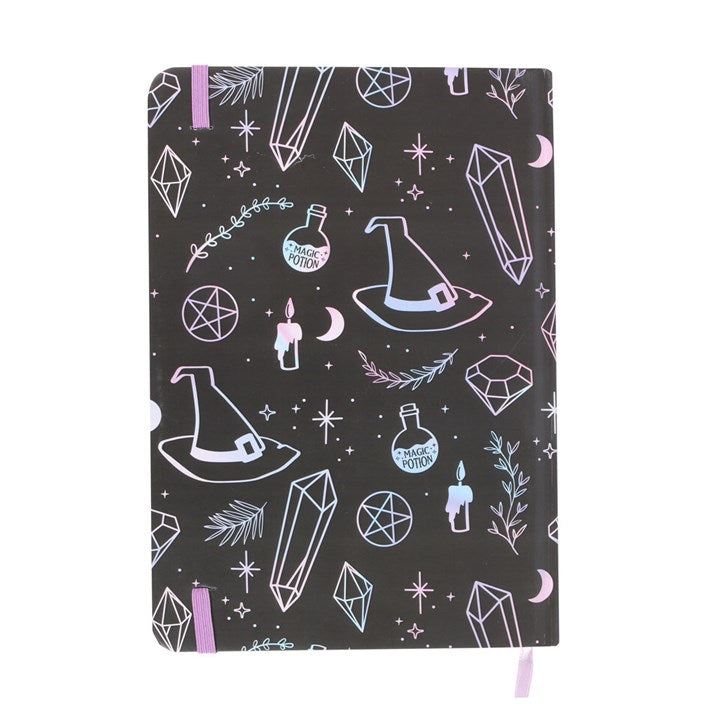 Crystal Witch Print A5 Notebook N/A
