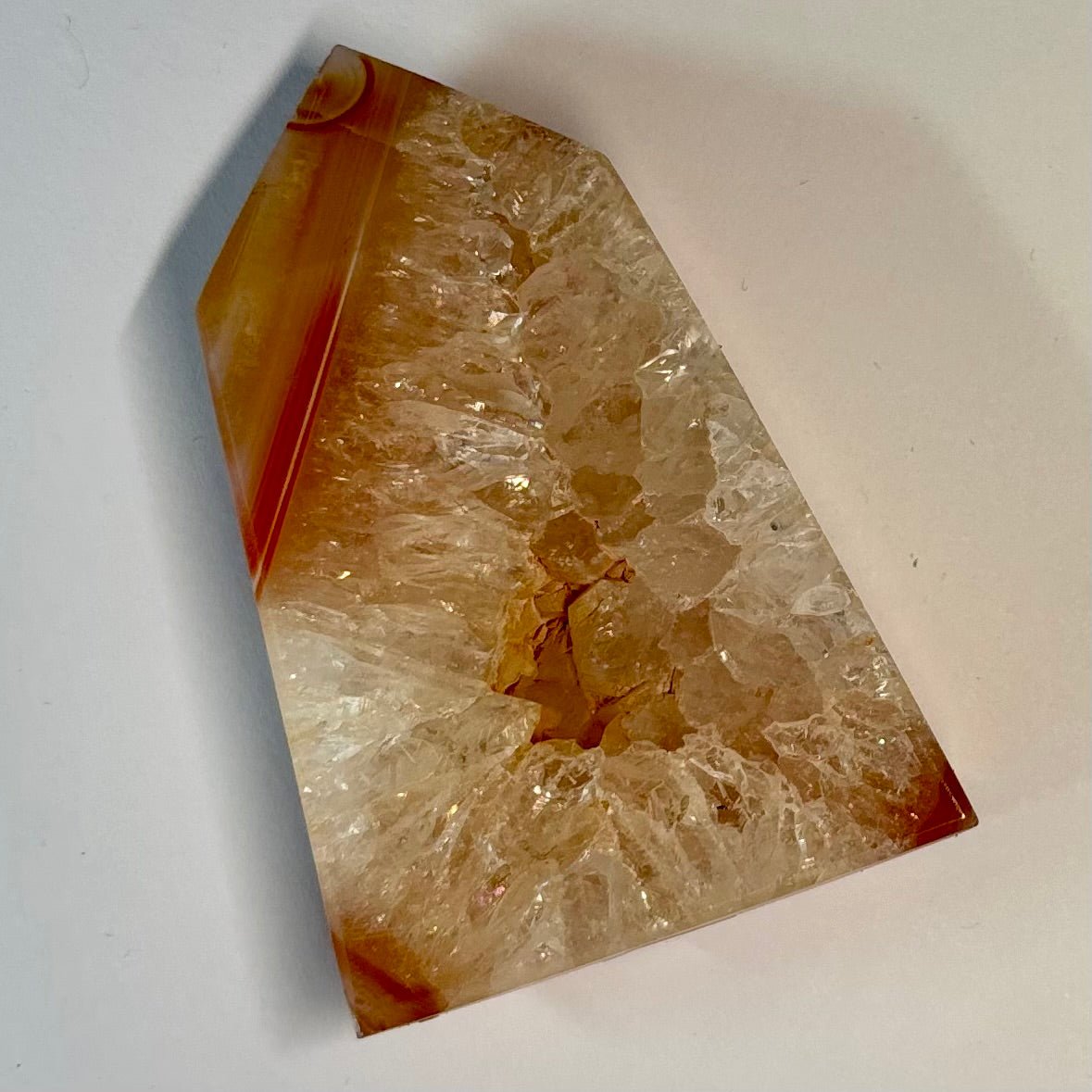 Carnelian, Tower Crystal, Crystal, Frontal