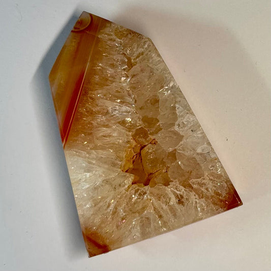 Carnelian, Tower Crystal, Crystal, Frontal