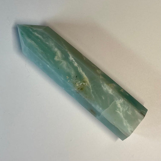 Carribean Calcite, Tower Crystal, Crystal, Frontal