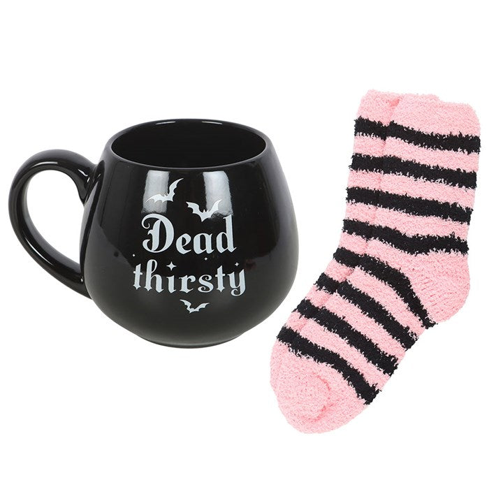 Dead Thirsty Mug and Socks Set N/A