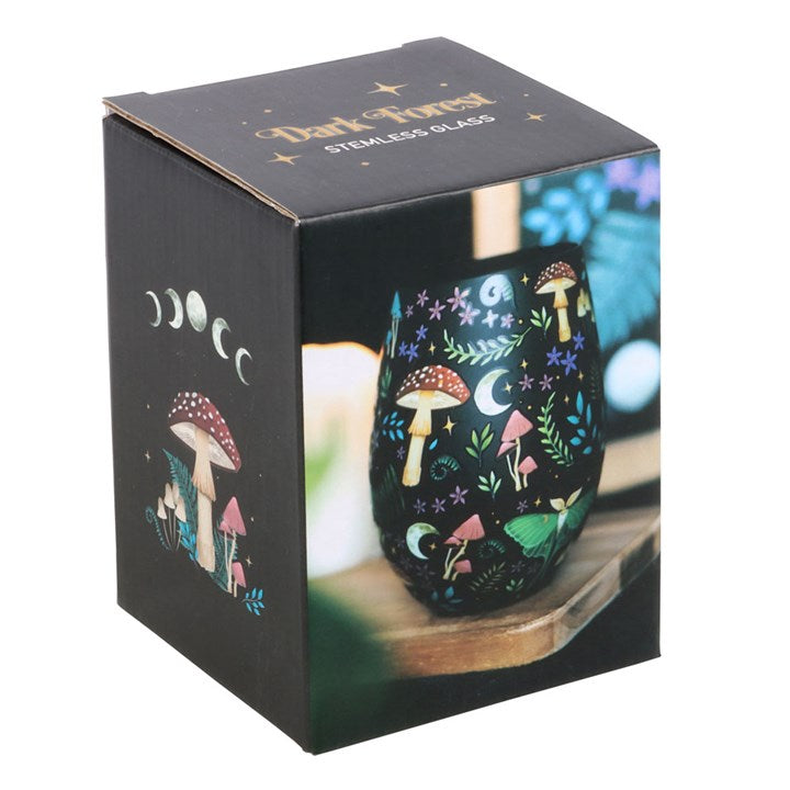 Dark Forest Print Stemless Glass N/A