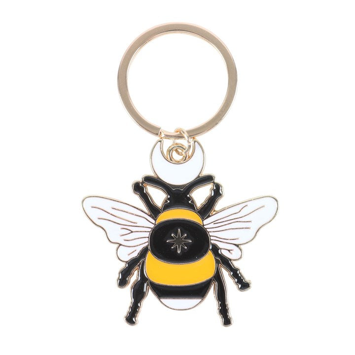 Forest Bee Enamel Keyring N/A