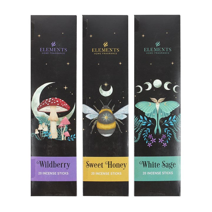 Set of 3 Dark Forest Incense Stick Packs N/A