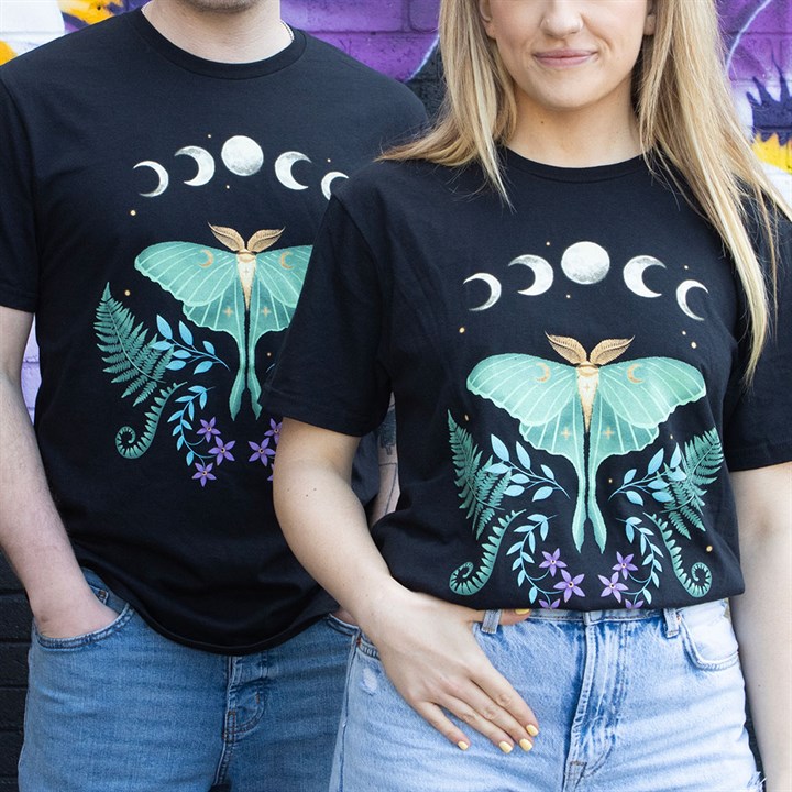 Luna Moth Unisex T-shirt Size L N/A