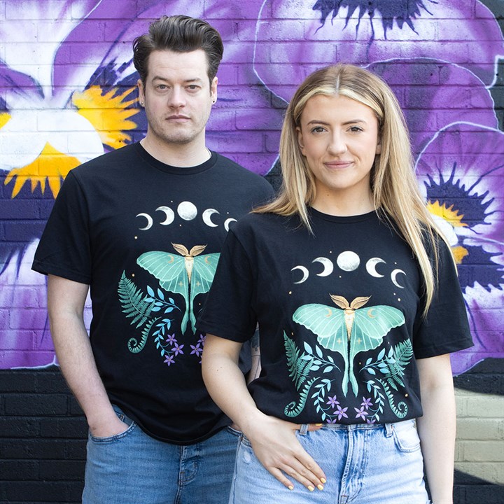 Luna Moth Unisex T-shirt Size L N/A