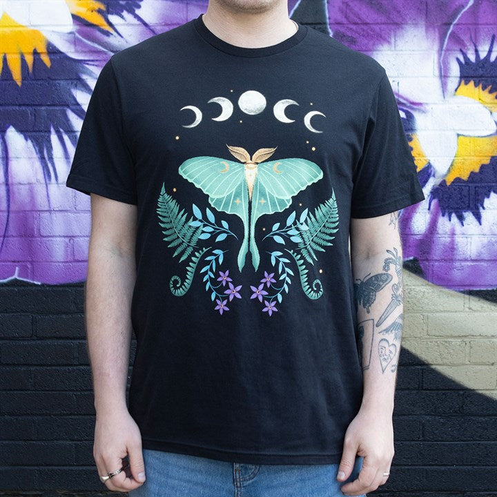 Luna Moth Unisex T-shirt Size M N/A