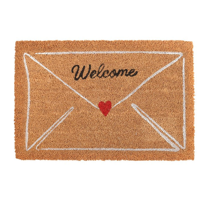 Natural Love Letter Valentine's Day Doormat N/A