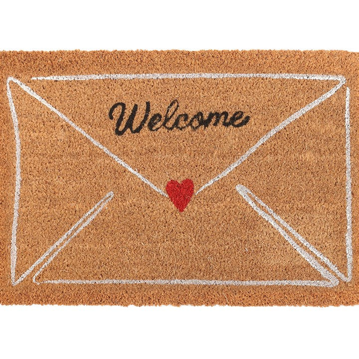 Natural Love Letter Valentine's Day Doormat N/A