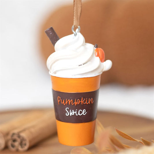 Pumpkin Spice Latte Hanging Ornament N/A
