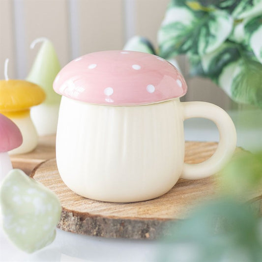 Pink Mushroom Mug N/A