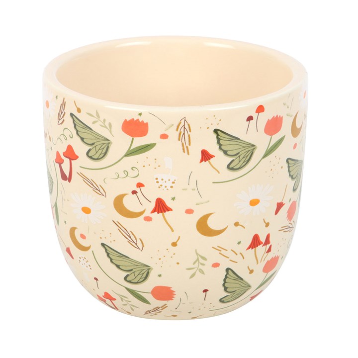Fairy Folklore Print Plant Pot N/A